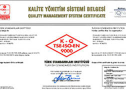 Panagro ISO 9000 Kalite Yönetim Sistemi