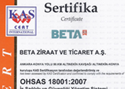 Vegetable Oil Factory OHSAS 18001:2007 Occupational Health and Safety Management System Certificate