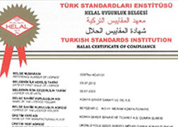 Konya Seker Halal Food Compliance Certificate - Chocolate, Cocolin