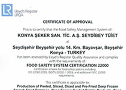 سيديبي - شهادة FSSC 22000 2017
