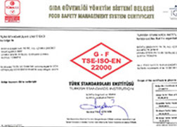 ISO 22000 - Food Safety Management System Certificate