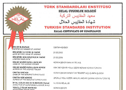 TSE Helal Belgesi