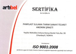 Panplast - ISO 9001 - 2008
