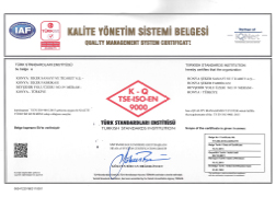 TSE-ISO-EN 9000 BELGESİ