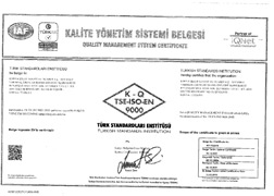 Seydibey - ISO 9000 