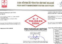 ISO 22000 - Gıda Güvenliği Yönetim Sistemi Sertifikası