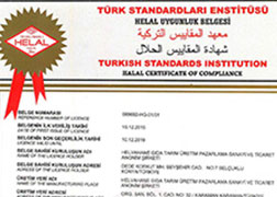 Helvahane Halvah - Turkish Delight Halal Certificate