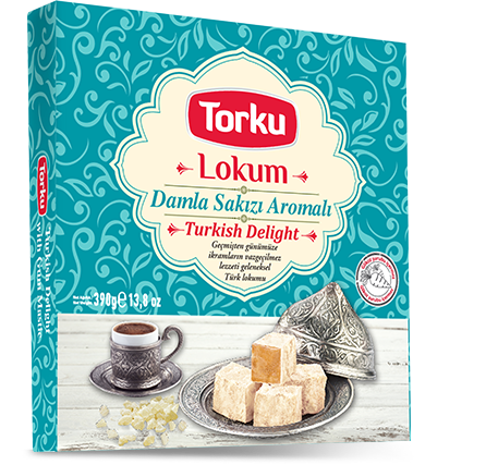 Torku Drop Gum Flavored Turkish Delight - Torku