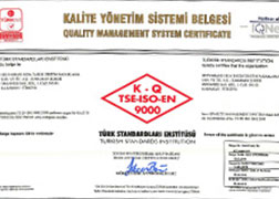 Helvahane ISO 9001