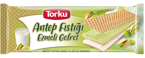 Wafer with Pistachio & Milk Cream - Torku