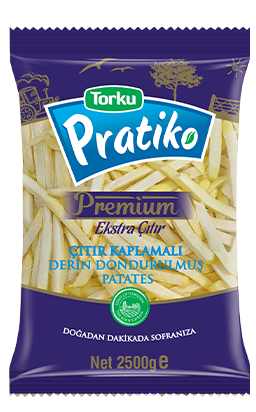 Torku Pratiko Premium Kaplamalılar Düz Kesim Patates - Torku