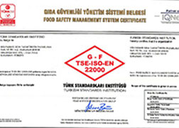 ISO 22000 Certificate