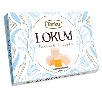 Torku Drop Gum Flavored Turkish Delight - Torku