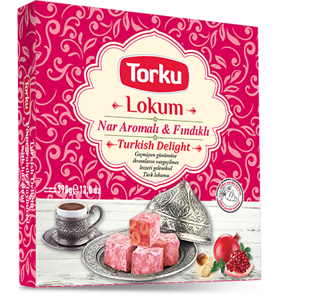 Torku Pomegranate Flavored Turkish Delight - Torku